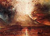 Joseph Mallord William Turner Eruption of Vesuvius painting